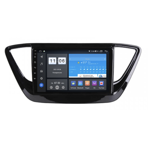 Штатная магнитола Vomi ZX490R9-9863-LTE для Hyundai Solaris 2017-2020 на Android 10.0