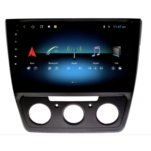 Штатная магнитола Stonelock SK1010MB4 2/32 ГБ для Skoda Octavia II (A5) 2004-2013 глянец на Android 10.0