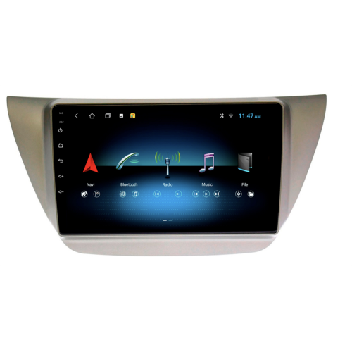 Штатная магнитола Stonelock MSB9072MB4 2/32 ГБ для Mitsubishi Lancer IX 2000-2010 cерый на Android 10.0