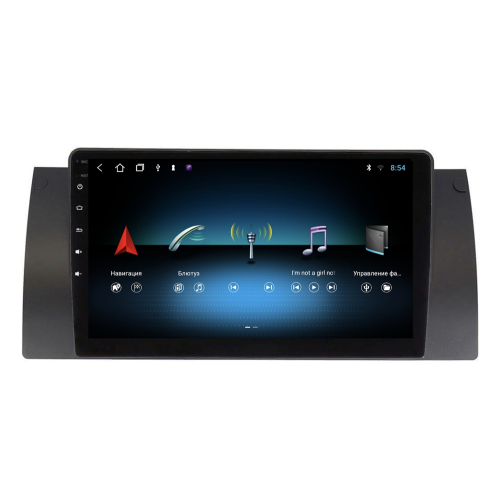 Штатная магнитола Stonelock BMW902MB4 2/32 ГБ для BMW X5 (E53), 7 (E38), 5 (E39) 1999-2006 на Android 10.0