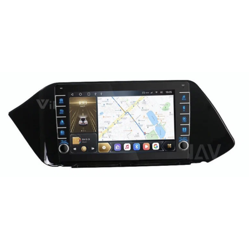 Штатная магнитола CarMedia OL-1771-N (с кнопками) для Hyundai Sonata 2019-2023 на Android 10.0