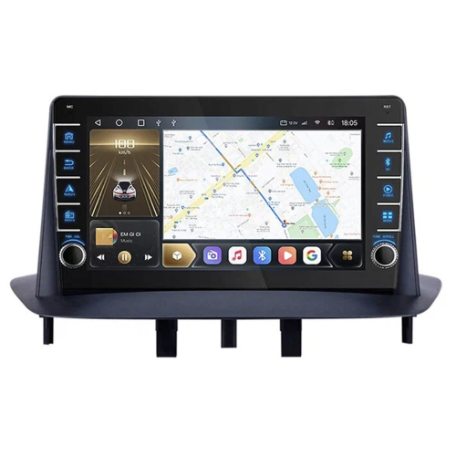 Штатная магнитола CarMedia OL-9997-N (с кнопками) для Renault Fluence/ Megane 2009-2016 на Android 10.0
