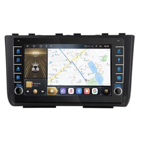 Штатная магнитола CarMedia OL-1774-P (с кнопками) для Hyundai Creta 2021-2024 на Android 10.0