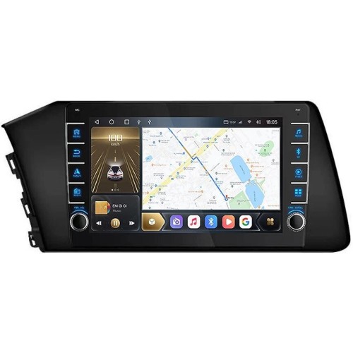 Штатная магнитола CarMedia OL-9768-P (с кнопками) для Hyundai Elantra VII 2020-2023 на Android 10.0