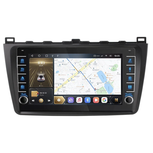 Штатная магнитола CarMedia OL-9506-D (с кнопками) для Mazda 6 (GH) 2007-2012 на Android 10.0