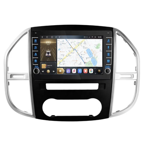 Штатная магнитола CarMedia OL-1946-P (с кнопками) для Mercedes Vito III (W447) 2014-2024 на Android 10.0