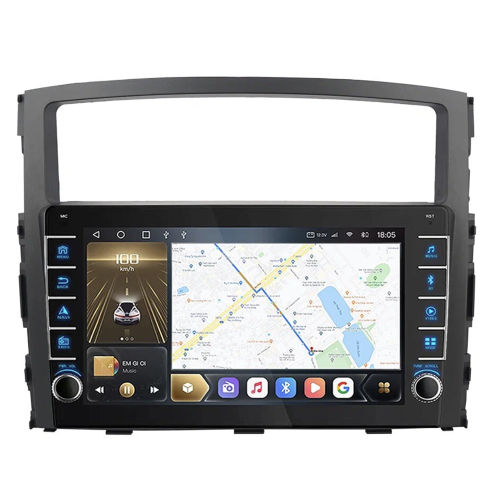 Штатная магнитола CarMedia OL-9566-P (с кнопками) для Mitsubishi Pajero IV 2006-2019 на Android 10.0