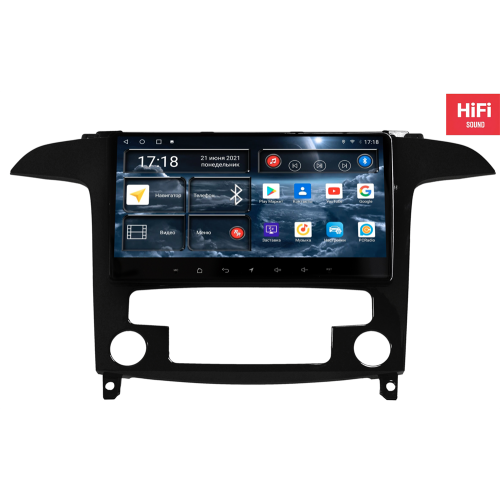Штатная магнитола Redpower 75139G Hi-Fi для Ford S-MAX 2006-2015 глянец с климат-контролем на Android 10.0