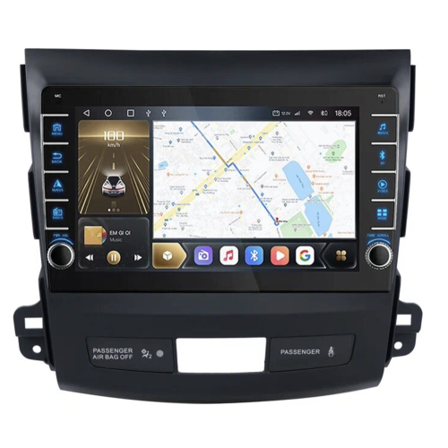 Штатная магнитола CarMedia OL-9636-D (с кнопками) для Citroen C-Crosser 2007-2013 на Android 10.0