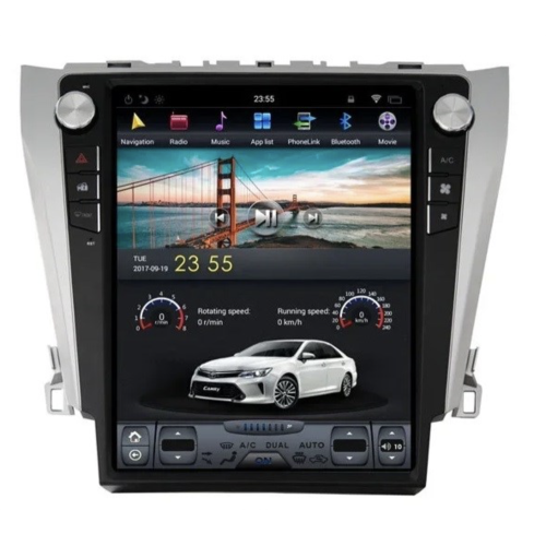Магнитола Тесла CarMedia ZF-1206-DSP Tesla-Style для Toyota Camry 11.2011+ (V50, V55) на Android 9.0