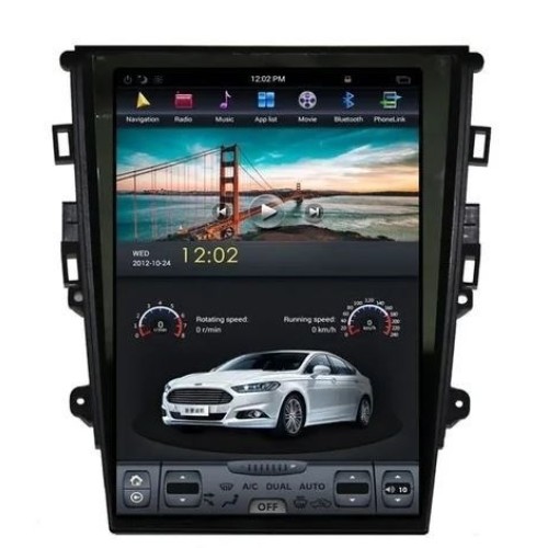 Магнитола Тесла CarMedia ZF-1201-S3-DSP Tesla-Style для Ford Mondeo V 2015-2022 top level на Android 9.0