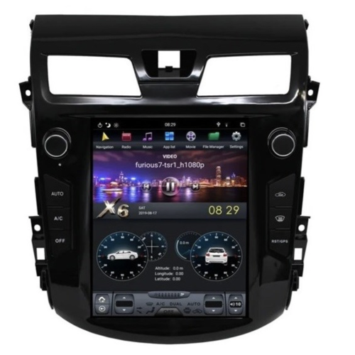 Магнитола Тесла CarMedia ZF-1058-DSP Tesla-Style для Nissan Teana 2014+ (L33) на Android 9.0