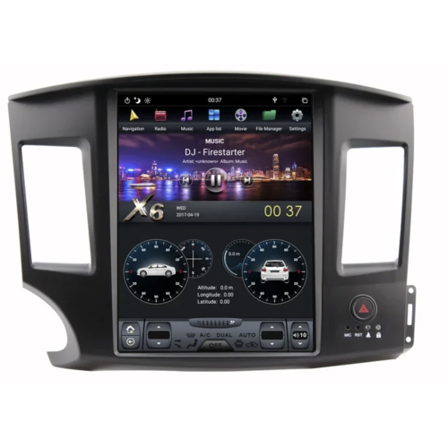 Магнитола Тесла CarMedia ZF-1259-DSP Tesla-Style для Mitsubishi Lancer X 2007-2013 на Android 9.0