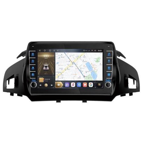 Штатная магнитола CarMedia OL-9203-1-P (с кнопками) для Ford Kuga II 2013-2019 на Android 10.0