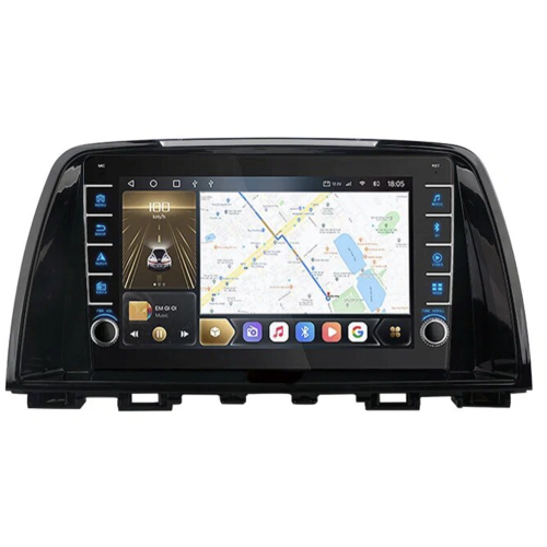 Штатная магнитола CarMedia OL-9580-F (с кнопками) для Mazda 6 III 2012-2015 на Android 10.0