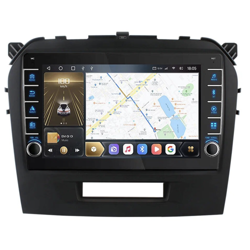 Штатная магнитола CarMedia OL-9621-N (с кнопками) для Suzuki Vitara IV 2014-2024 на Android 10.0