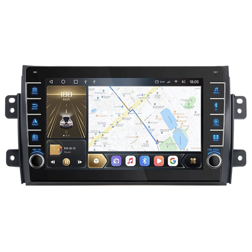 Штатная магнитола CarMedia OL-9625-P (с кнопками) для Suzuki SX4 I 2006-2014 на Android 10.0