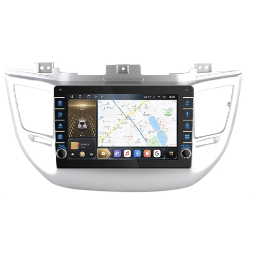 Штатная магнитола CarMedia OL-9705-F (с кнопками) для Hyundai Tucson III 2015-2018 на Android 10.0