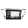 Штатная магнитола CarMedia OL-9710-F (с кнопками) для Hyundai Solaris II 2017-2020 на Android 10.0