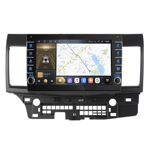Штатная магнитола CarMedia OL-1632-P (с кнопками) для Mitsubishi Lancer 2007-2017 на Android 10.0