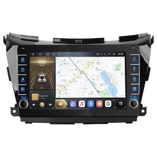 Штатная магнитола CarMedia OL-1663-P (с кнопками) для Nissan Murano III (Z52) 2015-2022 на Android 10.0