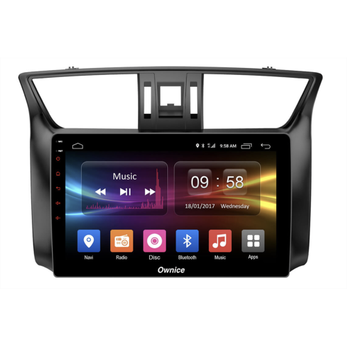 Штатная магнитола CarMedia OL-1666-Q для Nissan Sentra VII (B17) 2014-2017, Tiida II 2015-2017 на Android 10.0