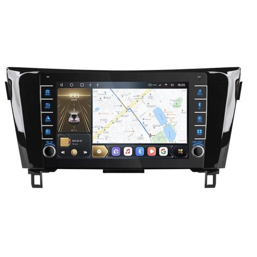 Штатная магнитола CarMedia OL-1675-N (с кнопками) для Nissan Qashqai II, X-Trail III (T32) 2015-2019 на Android 10.0