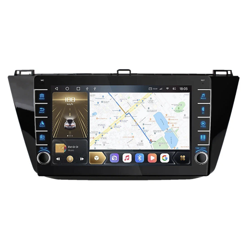 Штатная магнитола CarMedia OL-1913-P (с кнопками) для Volkswagen Tiguan 2016-2022 на Android 10.0
