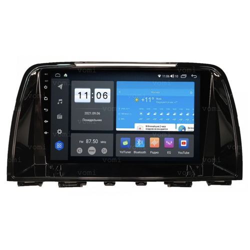 Штатная магнитола Vomi ZX543R9-7862-LTE для Mazda 6 2007-2012 на Android 10.0