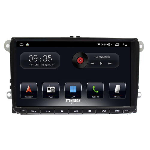 Штатная магнитола Stonelock VW900UN MB 6/128 ГБ для Volkswagen Universal на Android 10.0