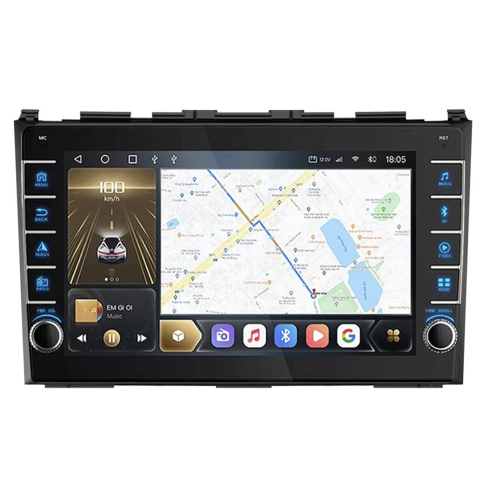Штатная магнитола CarMedia OL-9640-F (с кнопками) для Honda CR-V III 2007-2012 на Android 10.0