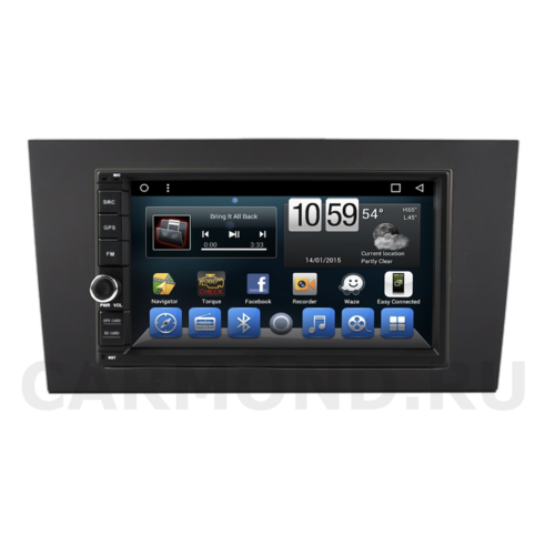Штатная магнитола CarMedia (KR-7141-RAU4-05) для Audi A4 2000 - 2009 на Android 9.0