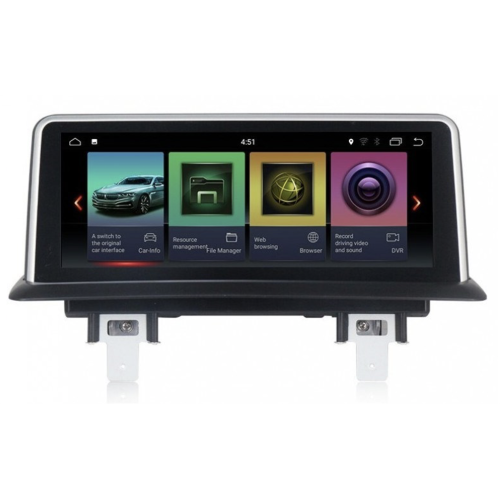 Roximo RW-2708-2gb для BMW 1 (2006-2012) E81/E82/E87/E88 для комплектации без штатного дисплея, iDrive на Android 8.1