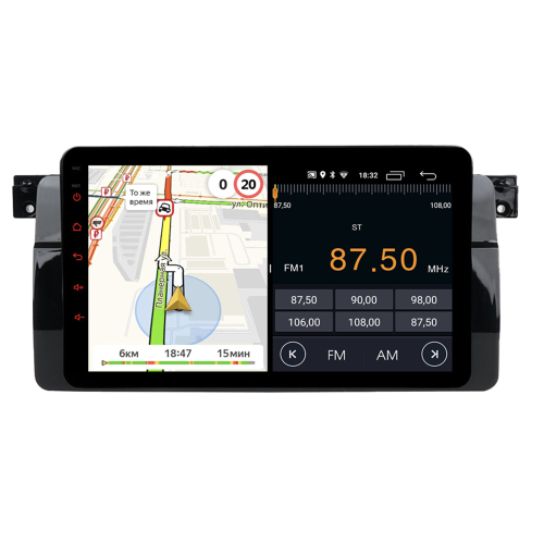 Штатная магнитола Parafar для BMW 3 (E46) на Android 11.0 (PF396FHD)