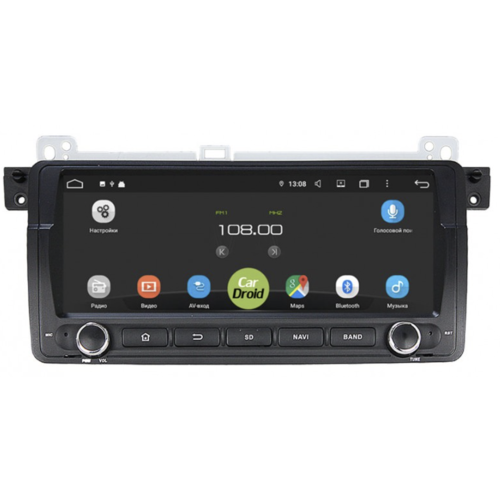 Штатная магнитола Roximo CarDroid RD-2741W для BMW 3-серия 1998-2006 (E46) на Android 9.0, DSP