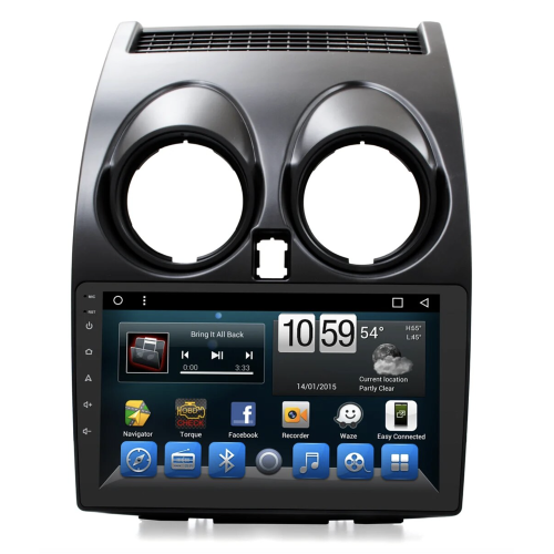 Штатная магнитола CarMedia KR-9119-T8 для Nissan Qashqai 2006-2013 на Android 9.0