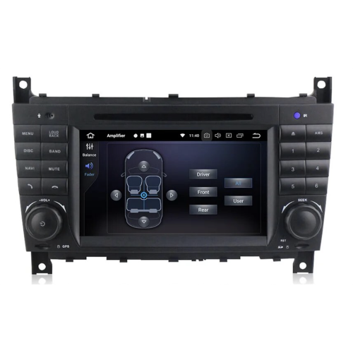 Штатная магнитола CarMedia MKD-7013-P6 для Mercedes C-klasse (W203), CLC-klasse, G-klasse (W463), CLK-klasse (W209) 2004-2012 на Android 10.0