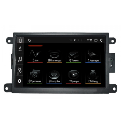 Штатная магнитола Parafar для Audi A4/A5/Q5 (2009-2015) (оригинальный AUX, круглый LVDS, OEM 3G) 10Pin экран 7