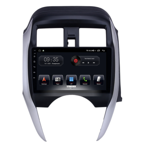 Штатная магнитола Stonelock NIS907MB8 2/32 ГБ для Nissan Almera III (G15) 2013-2018 на Android 10.0