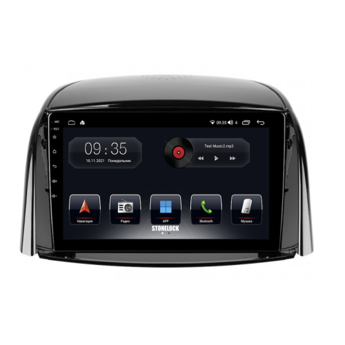 Штатная магнитола Stonelock REN906MB 6/128 ГБ для Renault Koleos I 2008-2016 на Android 10.0