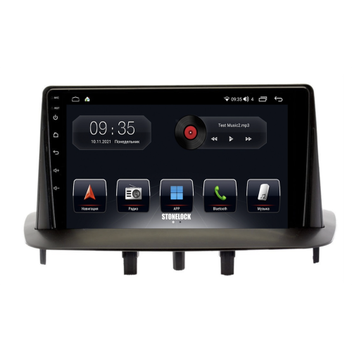 Штатная магнитола Stonelock REN907MB 3/32 ГБ для Renault Fluence/ Megane 2009-2016 на Android 10.0