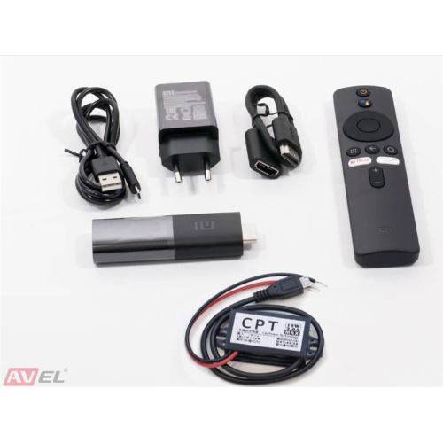 Потолочный монитор на Android AVS2220MPP (черный) + Xiaomi Mi TV Stick + AV1252DC