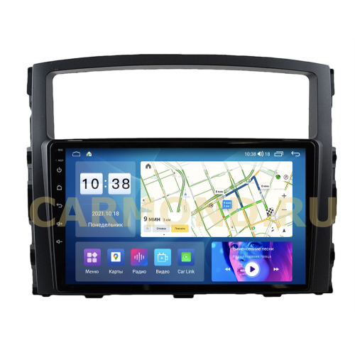 Штатная магнитола Parafar для Mitsubishi Pajero IV 2006-2019 на Android 11.0 (PF458FHD)