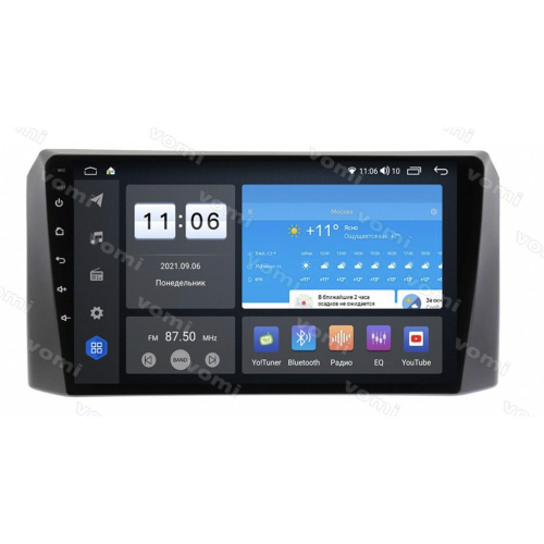 Штатная магнитола Vomi ZX558R9-9863-LTE для UAZ Patriot 2016+ на Android 10.0