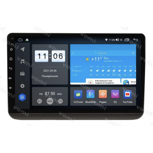 Штатная магнитола Vomi ZX563R9-9863-LTE для Jeep Grand Cherokee IV (WK2) 2013-2022 на Android 10.0