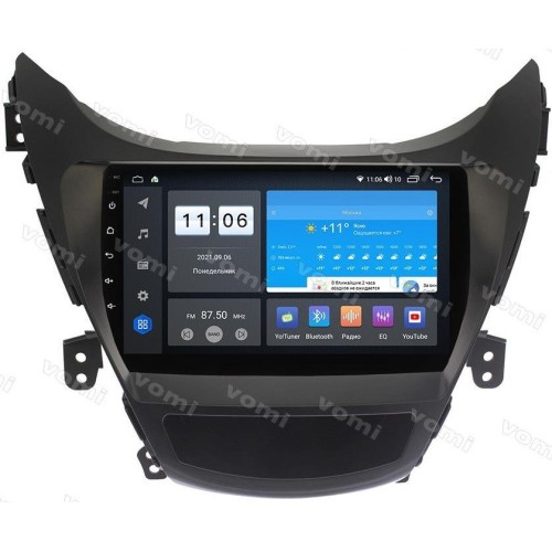 Штатная магнитола Vomi ZX572R9-9863-LTE для Hyundai Elantra 2011-2014 на Android 10.0