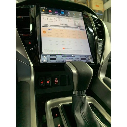 Магнитола Тесла CarMedia FC-1236-32-DSP Tesla-Style для Mitsubishi Pajero Sport III, L200 V 2015-2021 на Android 9.0