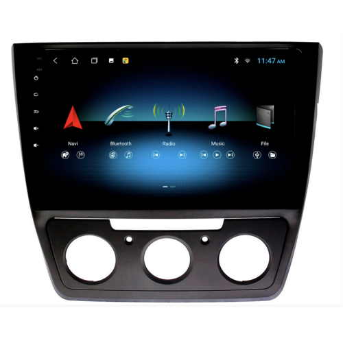 Штатная магнитола Stonelock SK1010MB 2/32 ГБ для Skoda Octavia II (A5) 2004-2013 глянец на Android 10.0