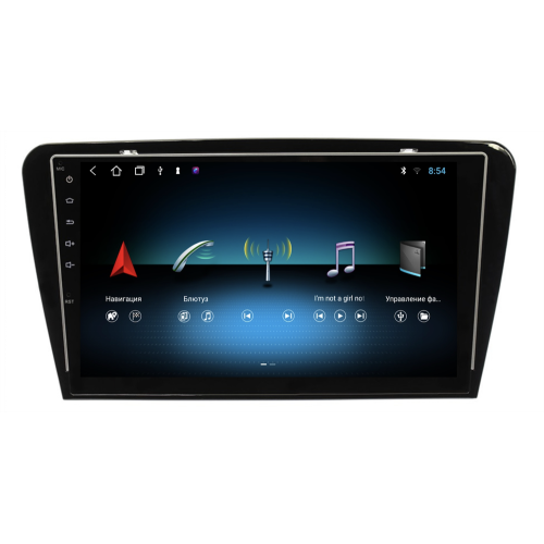 Штатная магнитола Stonelock SK9021MB 2/32 ГБ для Skoda Rapid 2013+ на Android 10.0