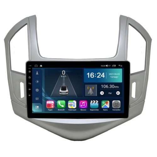Магнитола Farcar TG261M (S400) для Chevrolet Cruze I 2012-2015 серебро на Android 12.0
